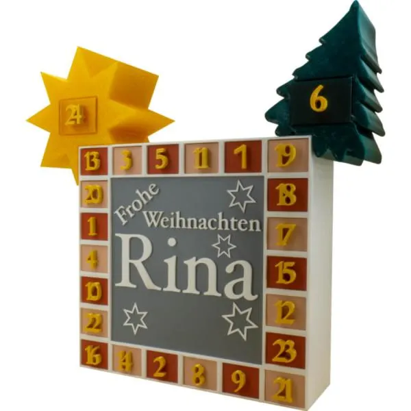 sustainable advent calendar to fill yourself
